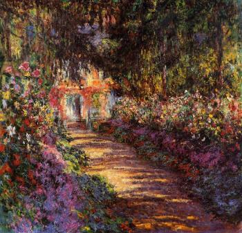 Claude Oscar Monet : The Flowered Garden